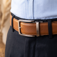 The Classic Belt - Cognac - worn