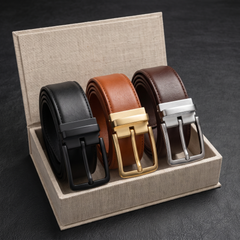 The 3-Pack - gift box with three belts
